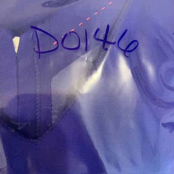 Escada Dorris Dress Stained Glass Violet Purple Black Elastic Waist Size 6 (36) - Picture 13 of 13